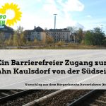 S-Bahnhof Kaulsdorf: Fußgängerbrücke Richtung Süden