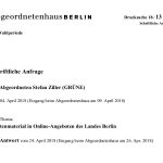 Kartenmaterial in Online-Angeboten des Landes Berlin